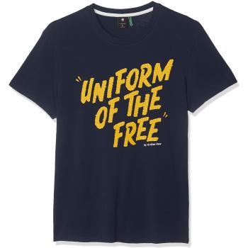 Camiseta G-STAR RAW Graphic 9 Azul (Sartho Blue 6067)
