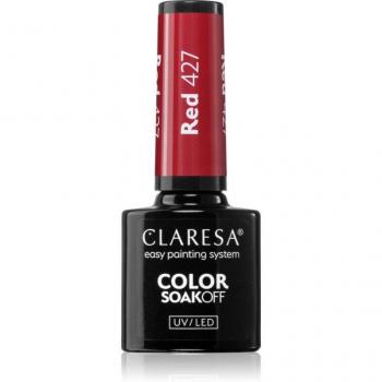Claresa LED‑Gel Nagellack Rot 427 – 5 g (SoakOff)