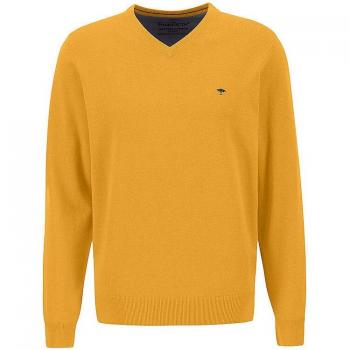 FYNCH HATTON Strickpullover in Gelb XXXL