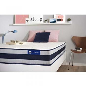 ACTISOM Matelas Mémoire de forme ACTIMEMO ERGO 90x190 cm Maxi épaisseur 5 zones de confort