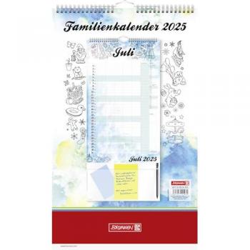 Baier & Schneider 2025 Watercolor Family Organizer
