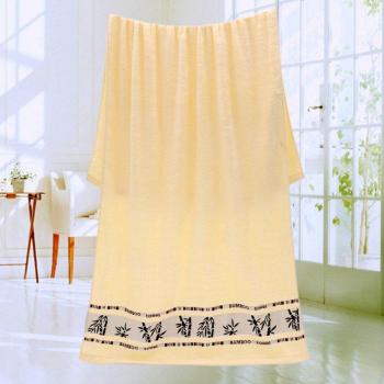 Serviette de plage douce en fibre de bambou