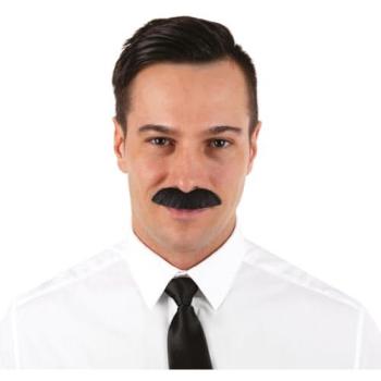 Moustache noire autocollante