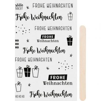 Rubbel-Sticker Weihnachtsfreude