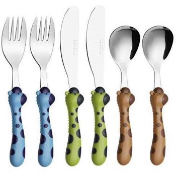 EXZACT Giraffe Kids Cutlery Set 6pcs