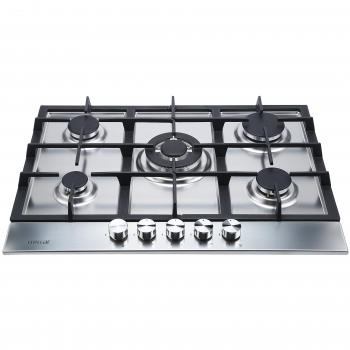 Millar SH7051S 5 Burner Gas Hob with Flat Flame Diffusers (FFD)