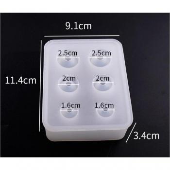 Kugelformen aus Silikon für Epoxidharz – Transparent