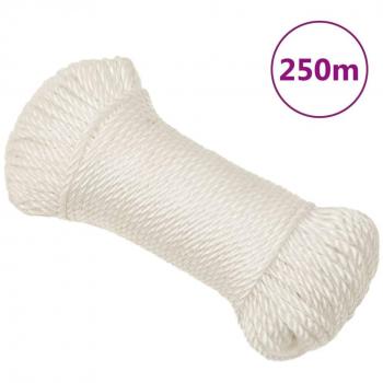 Corde d'Amarrage Blanc 6 mm 250 m Polypropylène