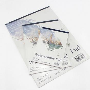 Feuilles Aquarelle Journal 15 Pages