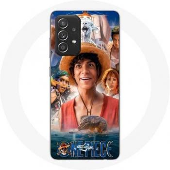 Coque Samsung Galaxy A52 One Piece Luffy Affiche Art Saison 1