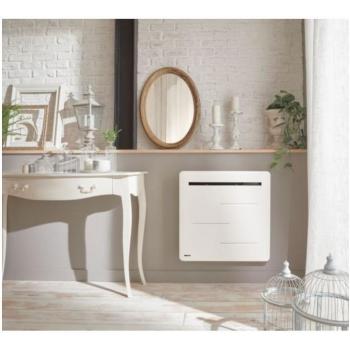 Radiateur Electrique à Inertie Céramique 1000W NOIROT Amaroc Horizontal Blanc
