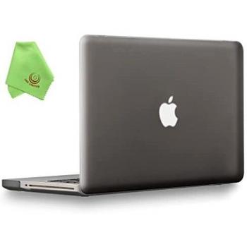 UESWILL Slim Matte Hard Shell Case for MacBook Pro 15 inch with CD-ROM, Gray