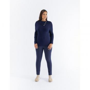 Leggin liso con bolsillos traseros y 5 bolsillos push up October