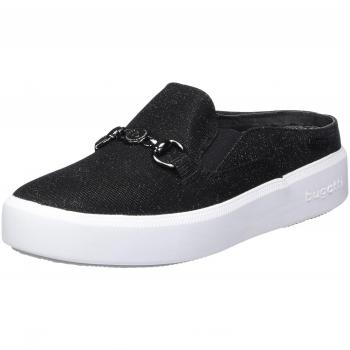 Bugatti Slipper Damen 421407616900, Schwarz/Silber, 38 EU