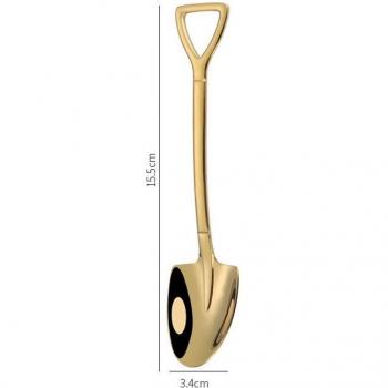 Edelstahl Gold Löffel für Eiscreme