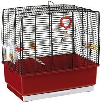 Ferplast Rekord 3 Compact Bird Cage, Black