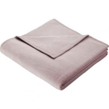 Kuscheldecke Cotton Home, Biederlack, einfarbig