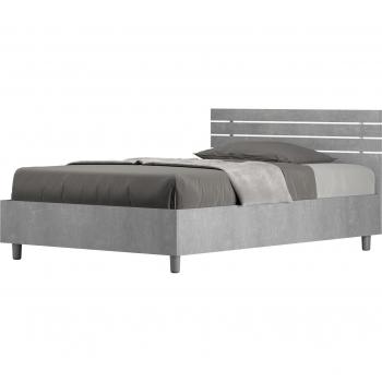 Cama Multiusos 120x190 – Cabecero Listones en Cemento Ankel