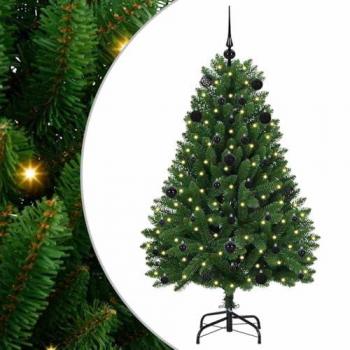 Sapin de Noël Artificiel 150 cm en PVC et Métal