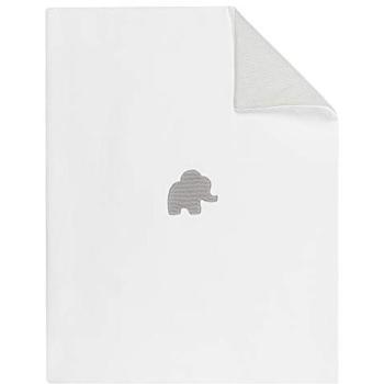 Nattou Couverture Douce Tembo 100 x 75 cm Blanc/Gris