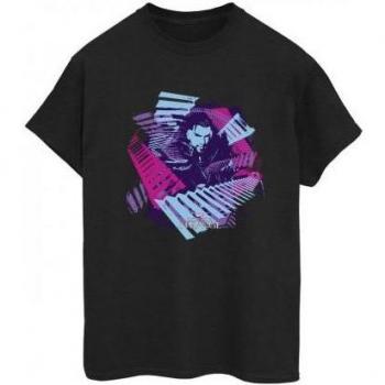 Camiseta Estilo Boyfriend para Mujer Doctor Strange Escaleras de Algodón