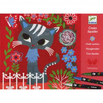 Flüssigkreide & Stift Paket „Mein Garten“ – Djeco