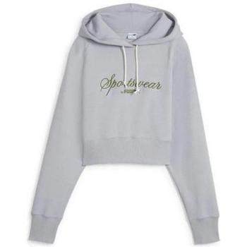 Puma Donne Cropped Relaxed Grigio L