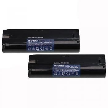 2x Batteria NiMH 3300 mAh per Makita 3700D, 3700DW, 4071D, 4073D, 4307D, 4307DW, 4770D, 6002D