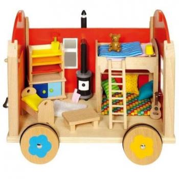 Goki Colorful Doll Caravan