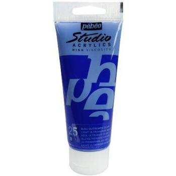 Peinture acrylique Pébéo 100ml Bleu outremer clair