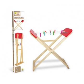 Teorema Stendibiancheria con Accessori in Legno