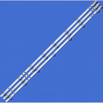 LED Backlight Strip 3 Stuks voor LG Bush Vestel 40 Inch