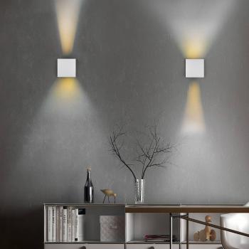 Reality Talent 1 W LED Quadrata Ricaricabile con Diffusore