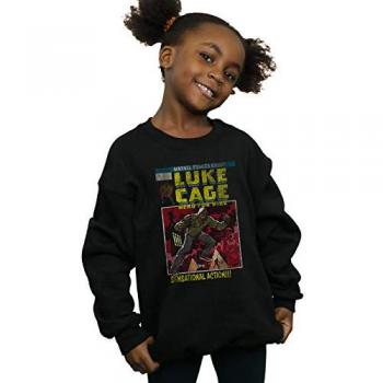 Felpa Marvel Girl Luke Cage con effetto usurato