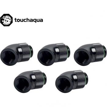 Bitspower 5PCS G1/4 45 Degree 360 Degree Rotary Fittings