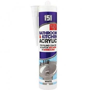 51 Bathroom & Kitchen Sealant Cartridge White