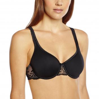 Playtex Damen Bügel BH Absolu Rounded Decorated, 4233, Schwarz, 90B