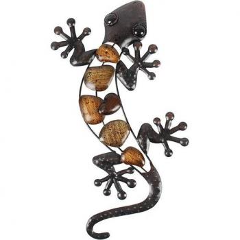 Stickers extérieurs de voiture style lézard/gecko 3D en métal