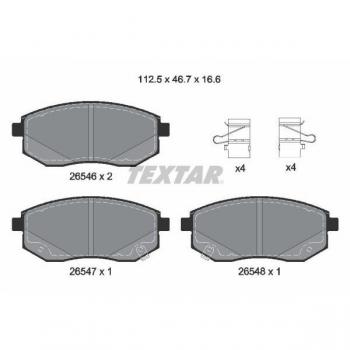 Textar 2654601 Pastilha de Freio Premium