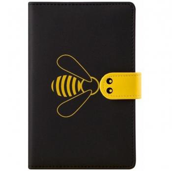 Archivador Kawaii Little Bee A4 con Estuche para Lápices y Bolsa de PU