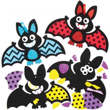 Bat Craft Kits (Pack of 8) Halloween Toys