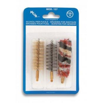 Megaline Kit de Gratas Espingarda 12 + 3 Escovas de Limpeza (23014)
