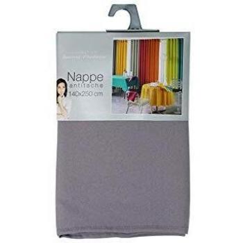 Nappe Polyester Uni Gris 140 x 250 cm