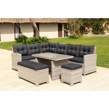 Barcelona Luxury 10 Seater Casual Dining Rattan Garden Set