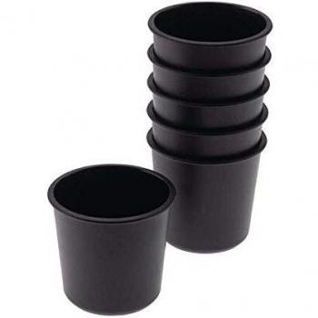Matfer Bourgeat Dariole Moulds 60 mm, ExoGlass Series, 6‑Unit Set