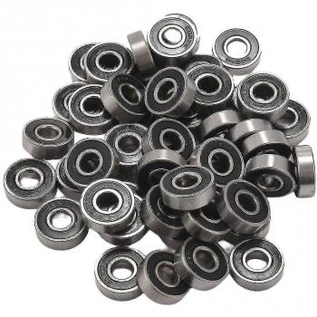 Conjunto 50 rodamientos de bolas 608 2RS – Acero y ranura profunda