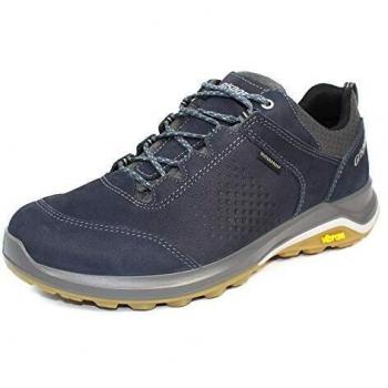 Grisport Blue Leather And Mesh Textile Icarus Walking Shoe With Vibram Sole