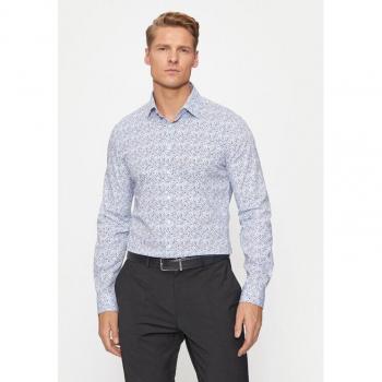 CK Calvin Klein Business-Hemd mit Kentkragen, Modell 'Bari', Größe 39, Weiß