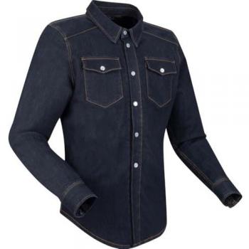 Blouson textile Segura Luthor bleu pour motard 2XL