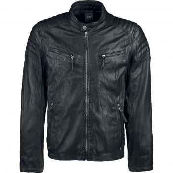 Gipsy Lederjacke Chester schwarz für Männer 3XL
